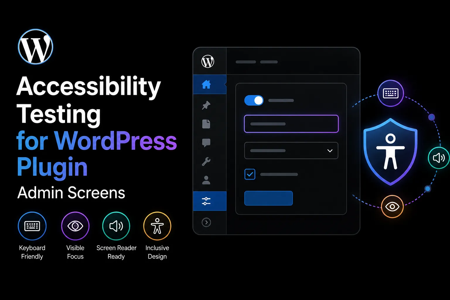Accessibility Testing for WordPress Plugin Admin Screens