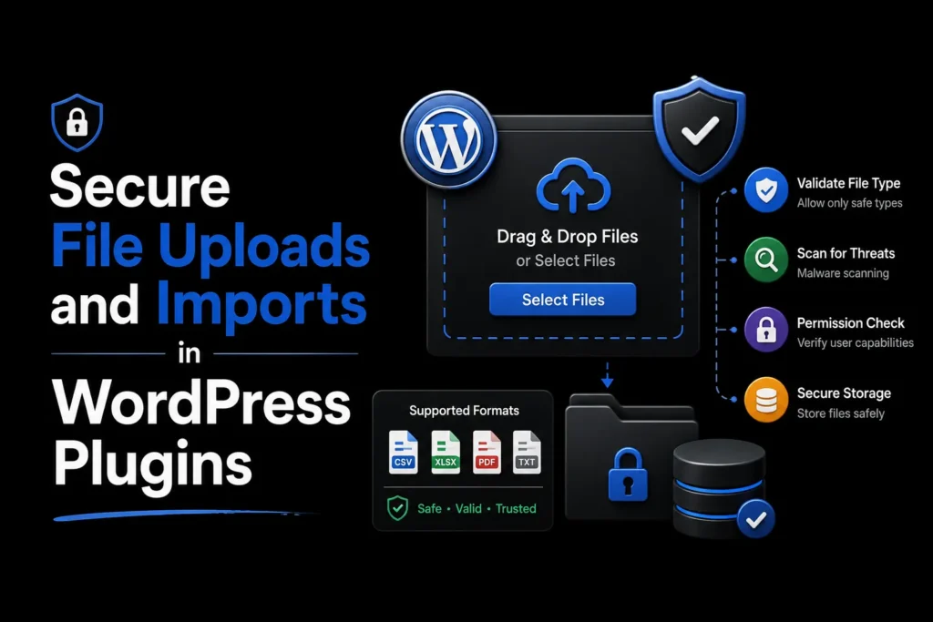 Secure File Uploads and Imports in WordPress Plugins