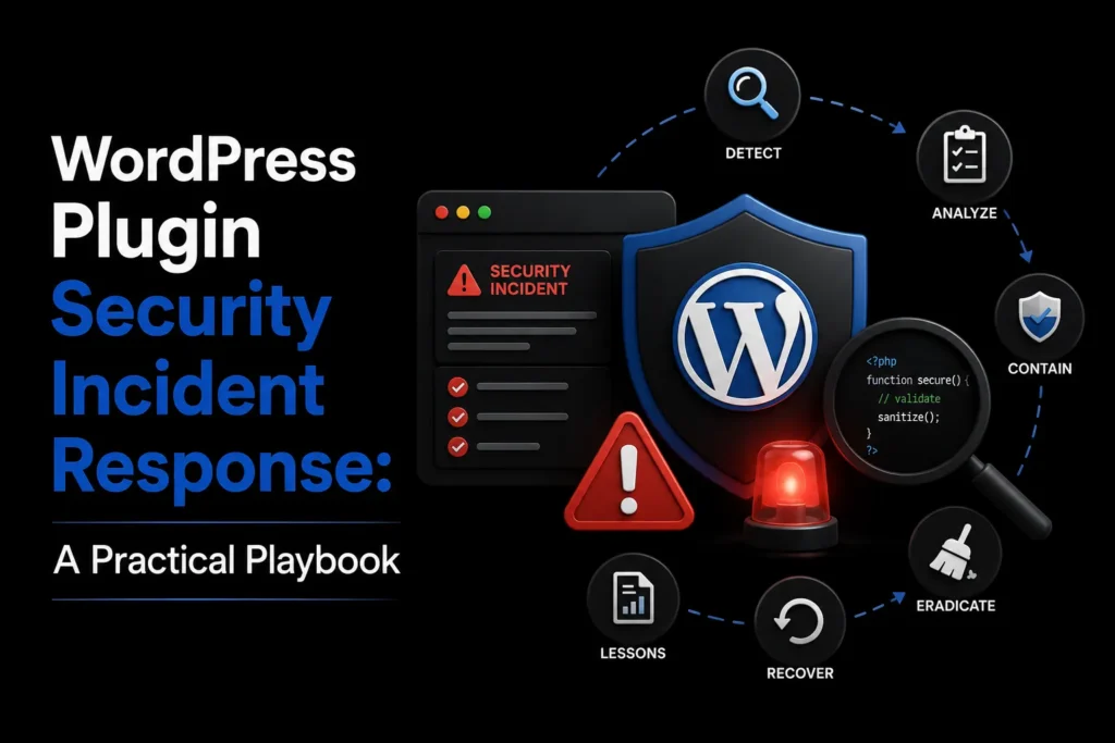 WordPress Plugin Security Incident Response: A Practical Playbook
