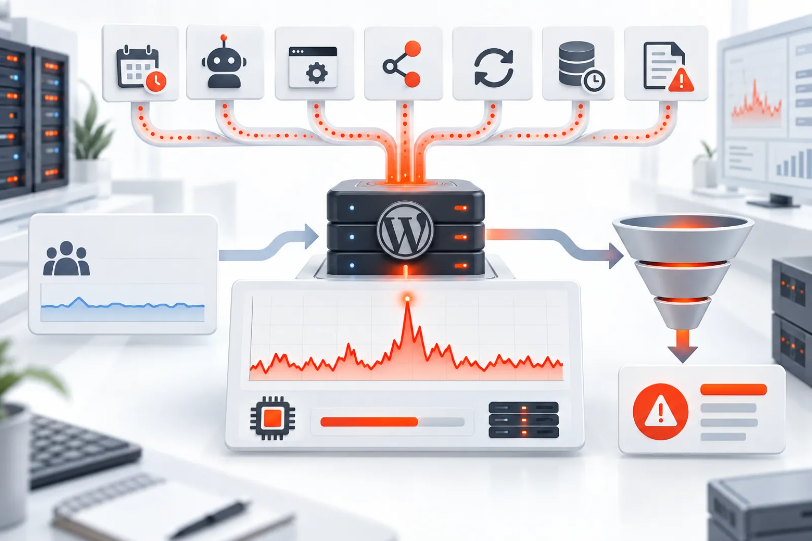 WordPress CPU Spikes With No Traffic: A Root-Cause Workflow